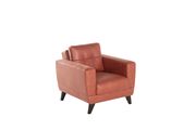 Contemporary chair in burgundy by Istikbal additional picture 4