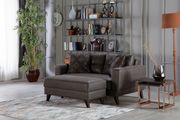 Contemporary loveseat in gray / brown fabric by Istikbal additional picture 2