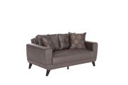 Contemporary loveseat in gray / brown fabric by Istikbal additional picture 3
