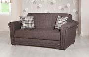 Andre dark brown fabric sleeper loveseat by Istikbal additional picture 2
