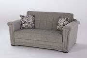 Diego gray microfiber sleeper loveseat by Istikbal additional picture 7