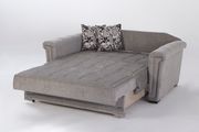 Diego gray microfiber sleeper loveseat by Istikbal additional picture 9