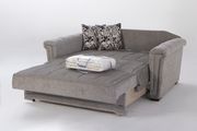 Diego gray microfiber sleeper loveseat by Istikbal additional picture 10
