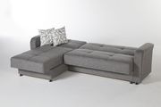 Modern gray fabric sleeper sectional w/ storage by Istikbal additional picture 4