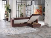 Modern brown fabric sleeper sectional w/ storage by Istikbal additional picture 6