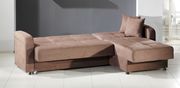 Modern truffle fabric sleeper sectional w/ storage by Istikbal additional picture 3