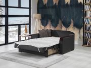 Loveseat pull-out sofa bed in dark gray by Istikbal additional picture 3
