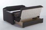Loveseat pull-out sofa bed in dark gray by Istikbal additional picture 6