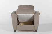 Storage living room chair / sofa bed in brown by Istikbal additional picture 2