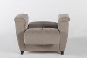 Storage living room chair / sofa bed in brown by Istikbal additional picture 3