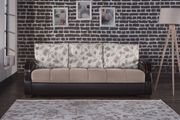 Tan/espresso covertible sofa bed with storage by Istikbal additional picture 2