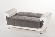 Gray Microfiber / Bycast Leather loveseat by Istikbal additional picture 3