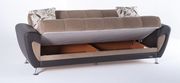 Brown soft microfiber storage sofa bed by Istikbal additional picture 2