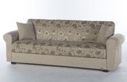 Dark beige microfiber sofa w/ storage by Istikbal additional picture 3