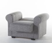 Light gray microfiber sofa w/ storage by Istikbal additional picture 7