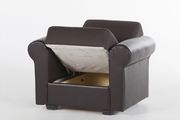 Diego brown fabric storage sofa / sofa bed by Istikbal additional picture 7