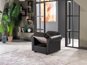 Marek Black fabric storage chair by Istikbal additional picture 2