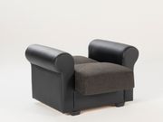 Marek Black fabric storage chair by Istikbal additional picture 6