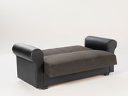 Marek Black fabric storage loveseat by Istikbal additional picture 6