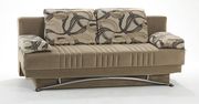 Sand beige storage queen size sofa bed additional photo 3 of 4