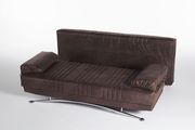 Chocolate suede storage queen size sofa bed by Istikbal additional picture 4