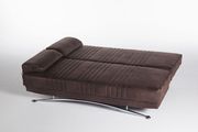 Chocolate suede storage queen size sofa bed by Istikbal additional picture 5