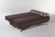 Burgundy fabric storage queen size sofa bed by Istikbal additional picture 5