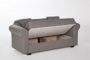 Storage gray leatherette sofa by Istikbal additional picture 10
