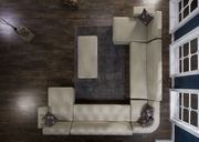 Cream pu leather modular 5pcs sectional sofa by Istikbal additional picture 3