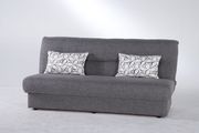 Diego gray fabric sofa bed w/ storage by Istikbal additional picture 3