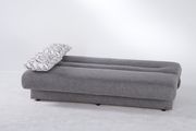 Diego gray fabric sofa bed w/ storage by Istikbal additional picture 5