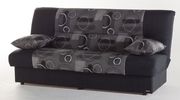 Pattern gray fabric sofa bed with storage by Istikbal additional picture 2