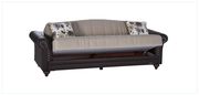 Beige casual style fabric storage sofa w/ bed by Istikbal additional picture 4