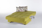 Convertible green microfiber loveseat w/ storage by Istikbal additional picture 3