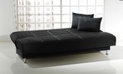 Modern affordable black fabric sleeper sofa bed additional photo 3 of 2