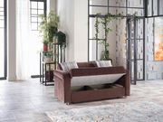 Yennifer brown casual style sofa bed loveseat additional photo 2 of 6