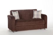 Yennifer brown casual style sofa bed loveseat additional photo 5 of 6