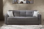 Gray fabric sofa w/ storage and bed additional photo 2 of 7