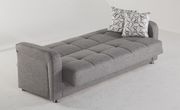 Gray fabric sofa w/ storage and bed additional photo 4 of 7