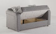Gray fabric loveseat w/ storage and bed by Istikbal additional picture 2