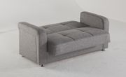 Gray fabric loveseat w/ storage and bed by Istikbal additional picture 3
