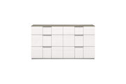 High gloss white with six self-closing drawers dresser by Whiteline  additional picture 3