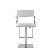 Zuri barstool white adjustable heigh by Whiteline  additional picture 6
