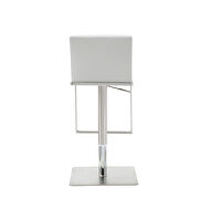 Clay barstool white adjustable height by Whiteline  additional picture 7