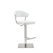 Maureen barstool white adjustable height by Whiteline  additional picture 5