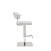Maureen barstool white adjustable height by Whiteline  additional picture 6