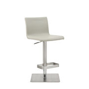 Watson barstool light gray faux leather by Whiteline  additional picture 6