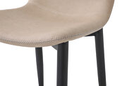 Franklin counter stool, beige fabric additional photo 2 of 4