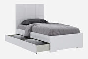 Anna bed twin trundle, high gloss white by Whiteline  additional picture 6