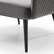 Boston leisure chair gray and dark gray by Whiteline  additional picture 5